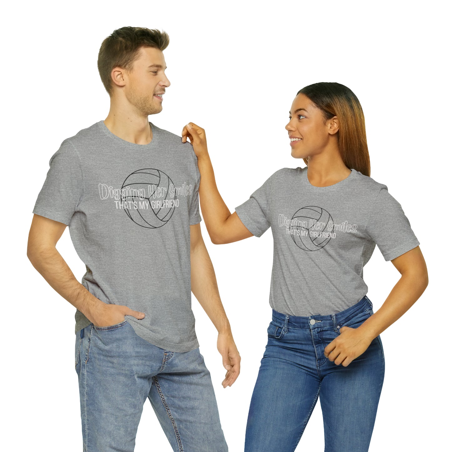 Digging Her Smiles, That's my Girlfriend | Volleyball boyfriend shirt | Volleyball game day | Boyfriend shirt