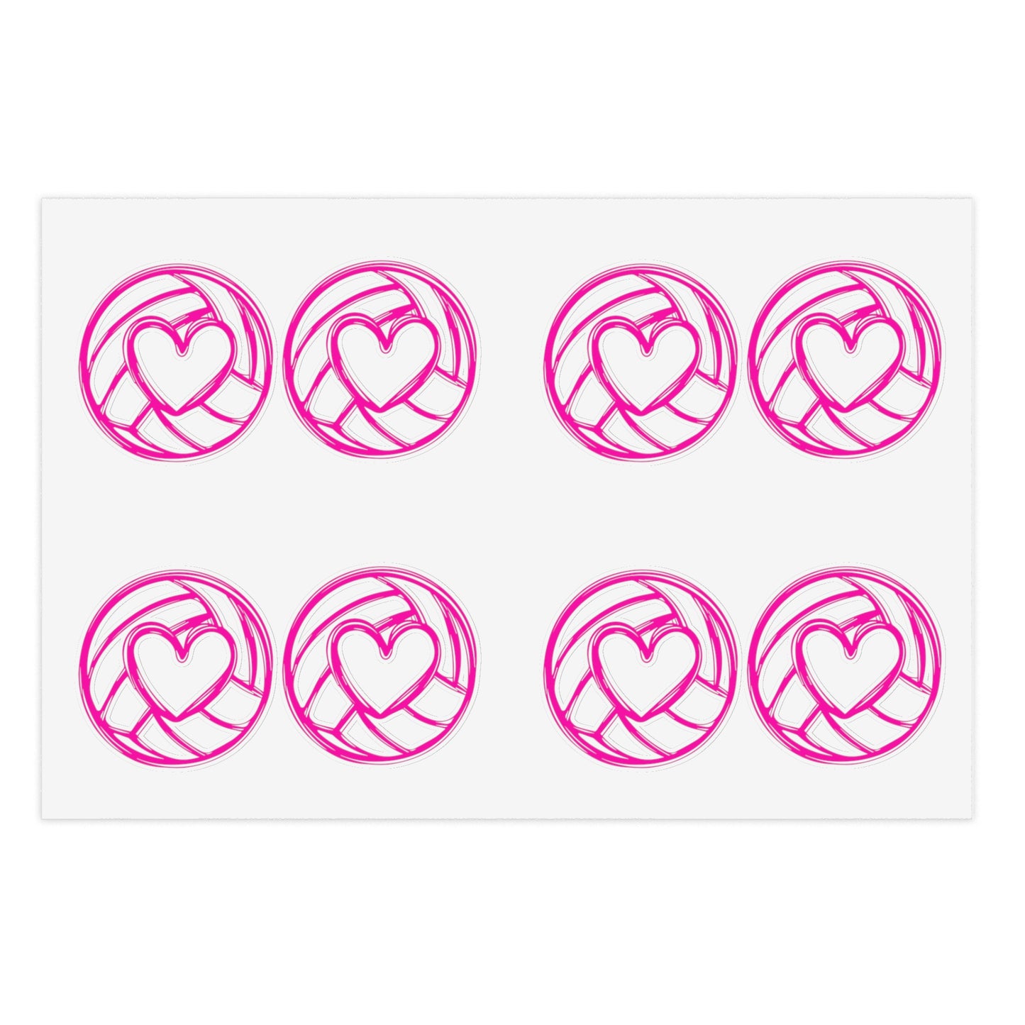 Volleyball Stickers | Gold | Pink | Volleyball | Planner | Stickers |