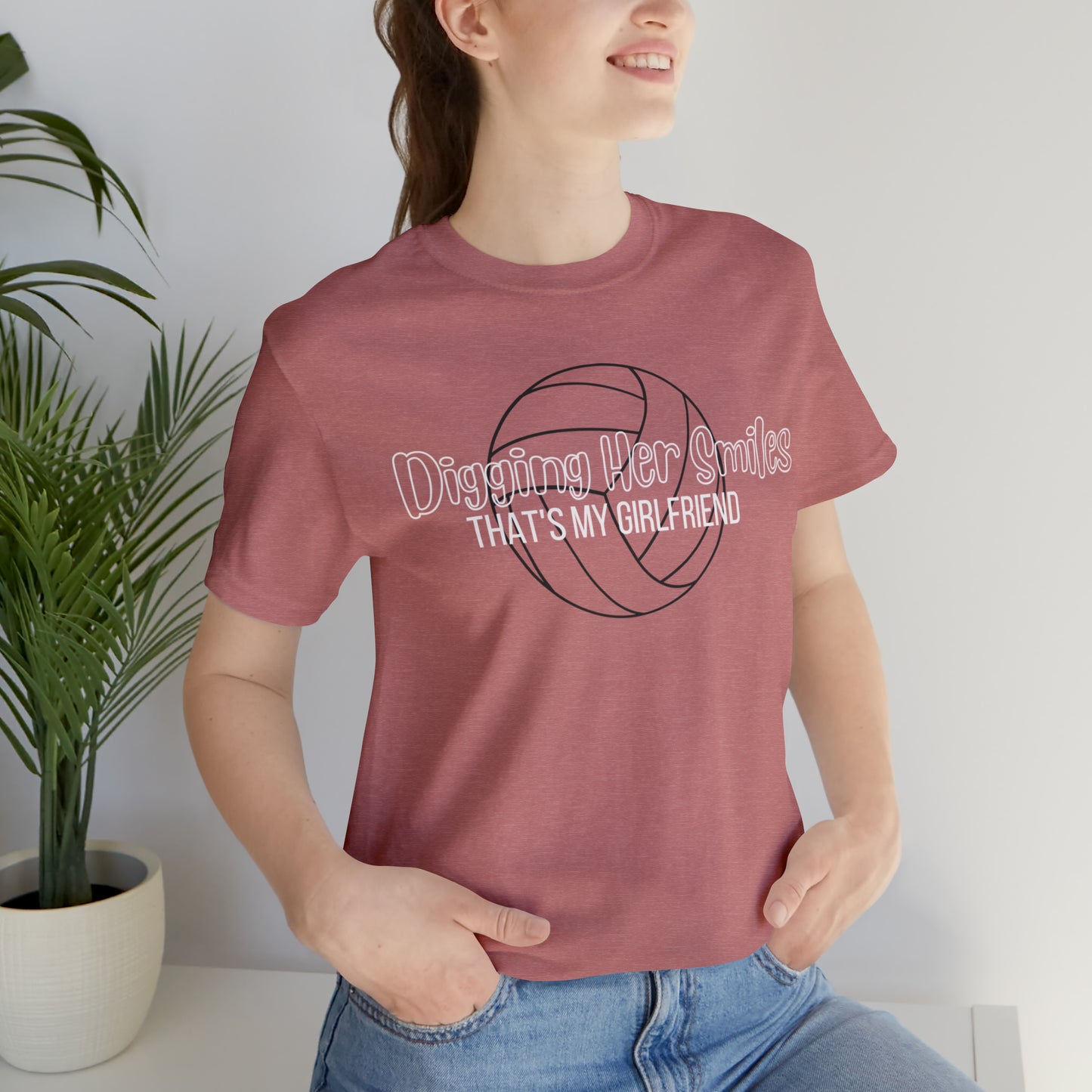 Digging Her Smiles, That's my Girlfriend | Volleyball boyfriend shirt | Volleyball game day | Boyfriend shirt