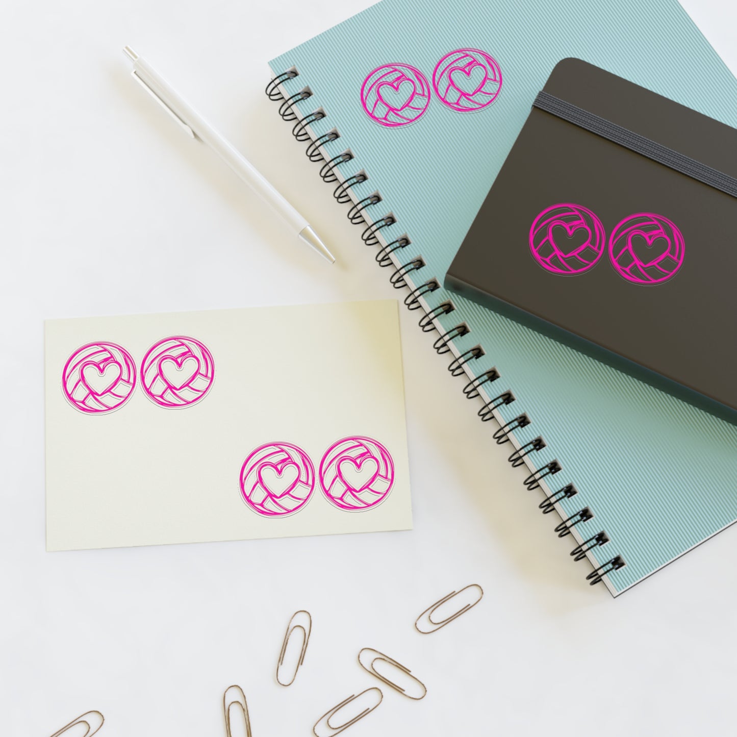 Volleyball Stickers | Gold | Pink | Volleyball | Planner | Stickers |