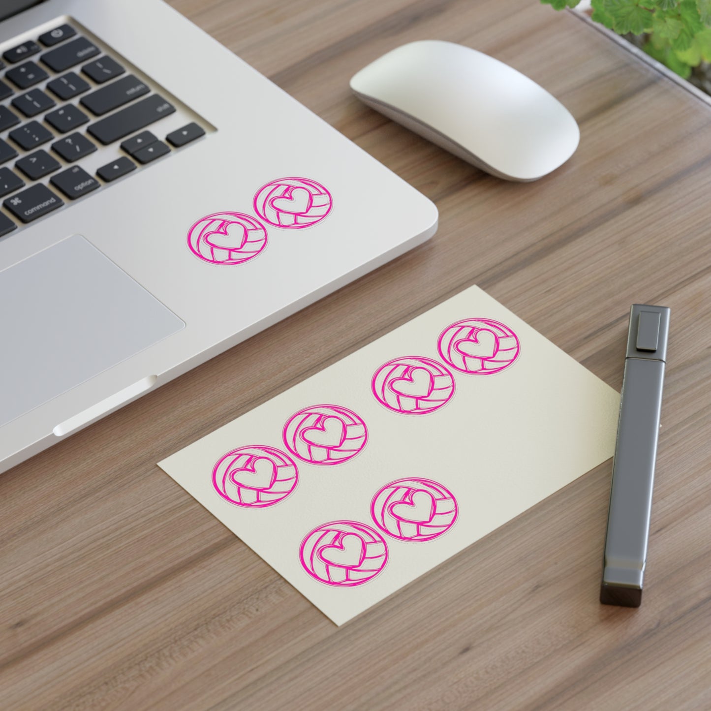 Volleyball Stickers | Gold | Pink | Volleyball | Planner | Stickers |