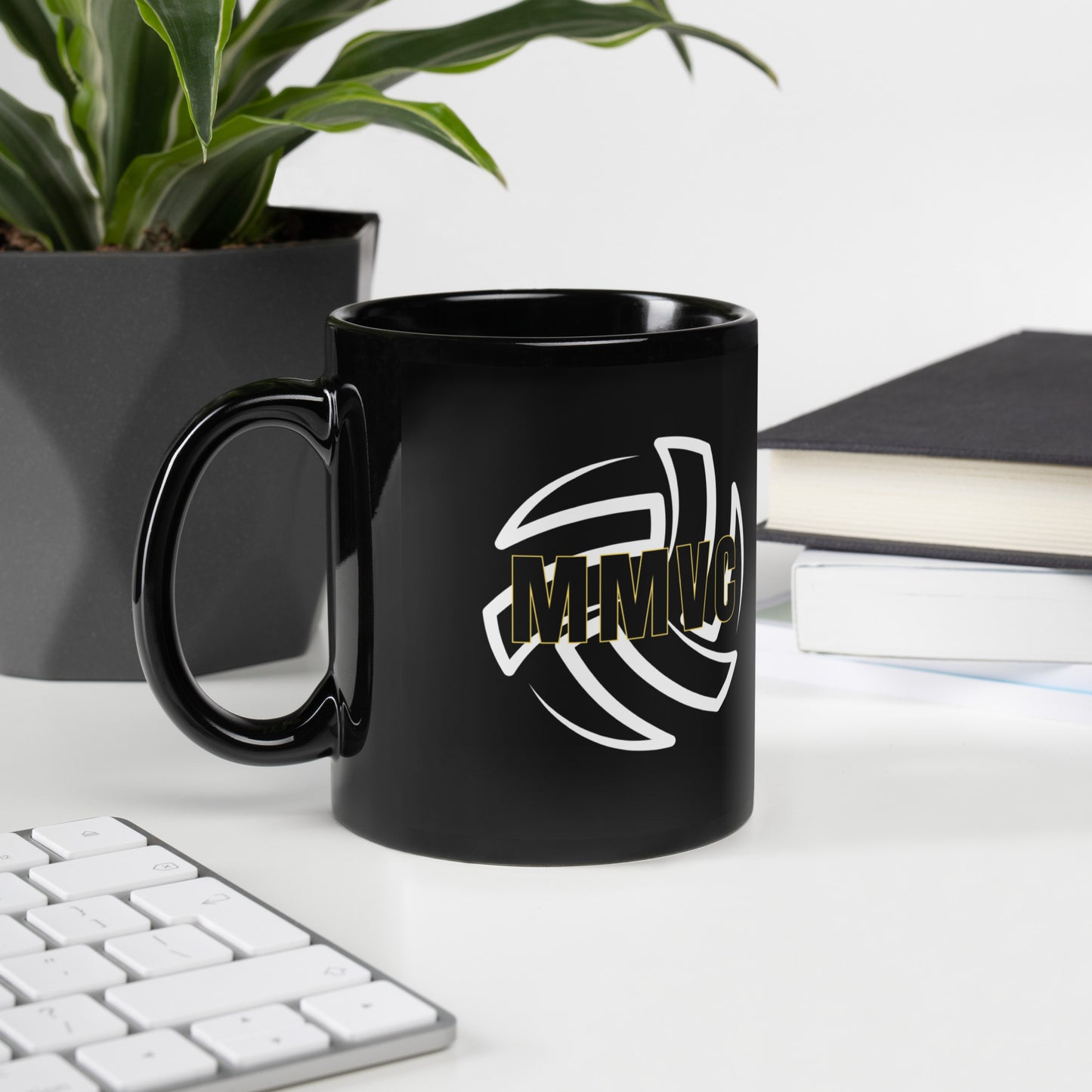 MMVC Black Glossy Mug