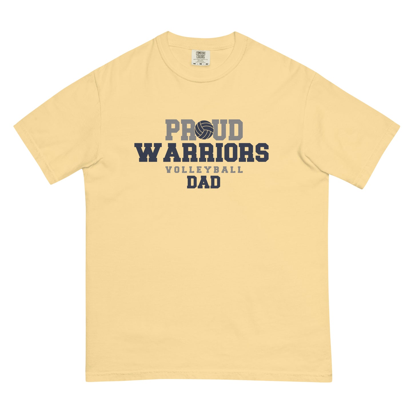 Proud Warrior Dad garment-dyed heavyweight t-shirt